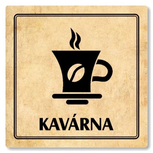Kavárna, 100x100mm, pergamen, Utah